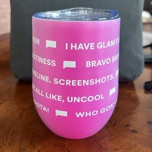 Bravo covered stainless cup, new in box